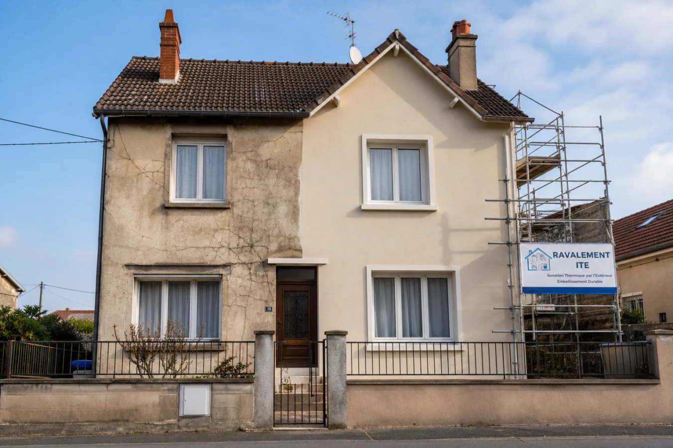 Ravalement + ITE : valorisez votre façade en baissant vos factures