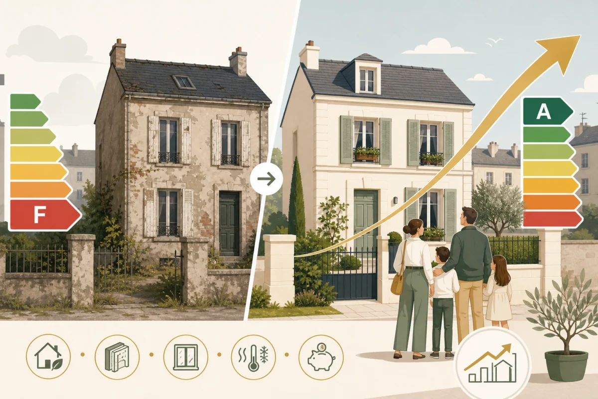 Avant / après : valorisation immobilière après rénovation énergétique